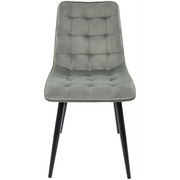 Scaun Bucatarie Tapitat S-214, Stofa, Gri