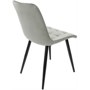 Scaun Bucatarie Tapitat S-214, Stofa, Gri