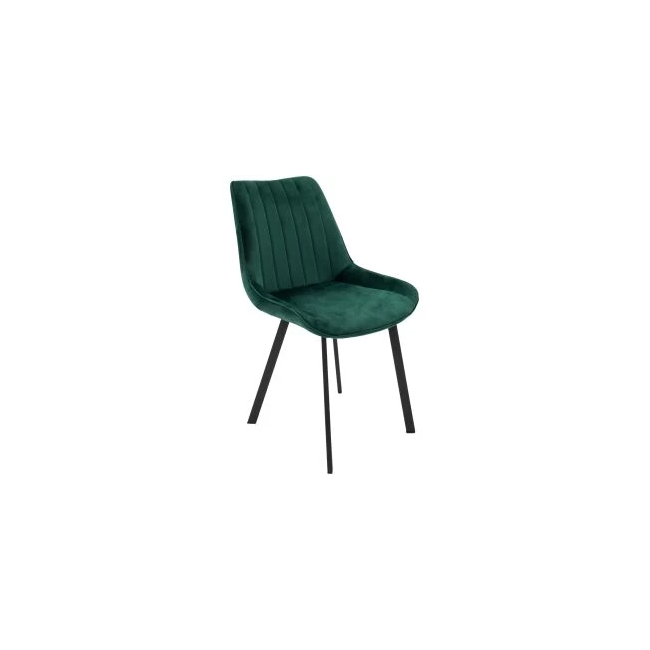 Scaun living tapitat cu stofa premium, S-177, verde